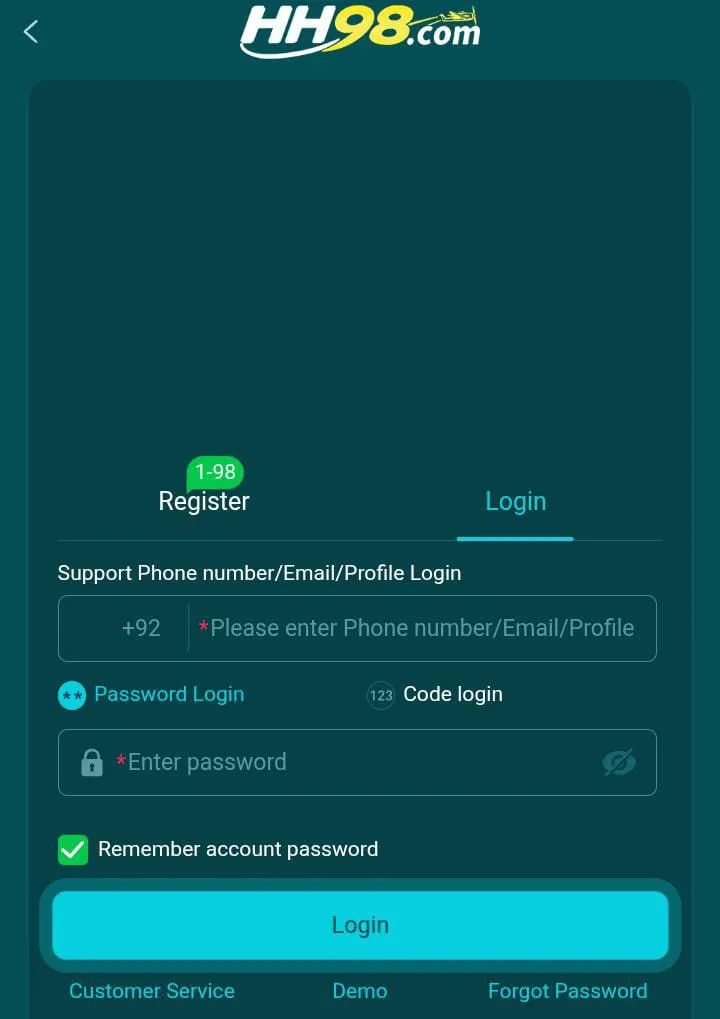 hh 98 game login