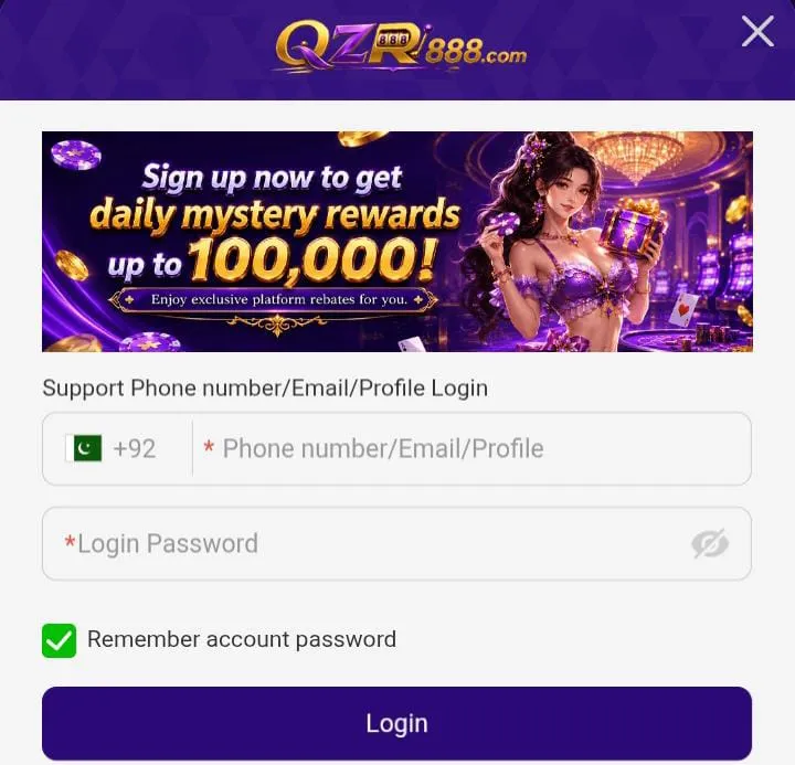 qzr888 game login