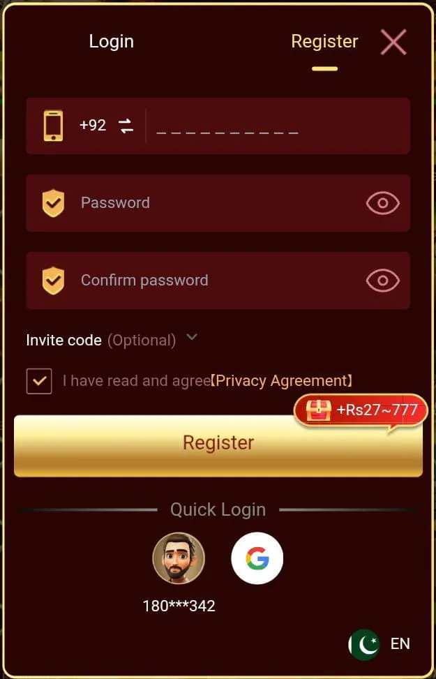 6 ppp game register