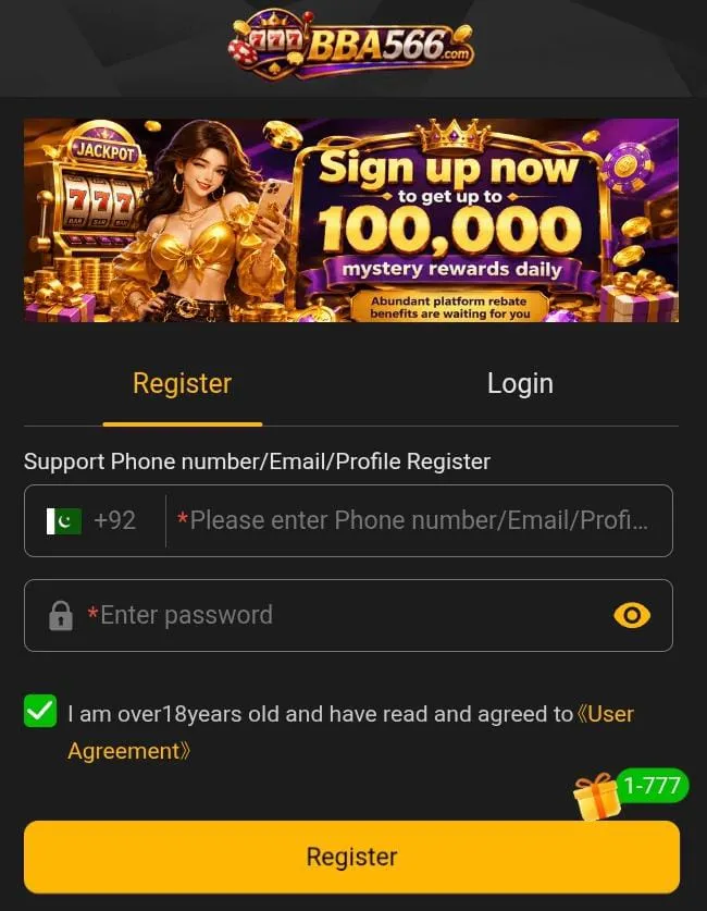 bba566 game register