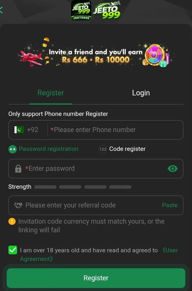 jeeto 999 game register