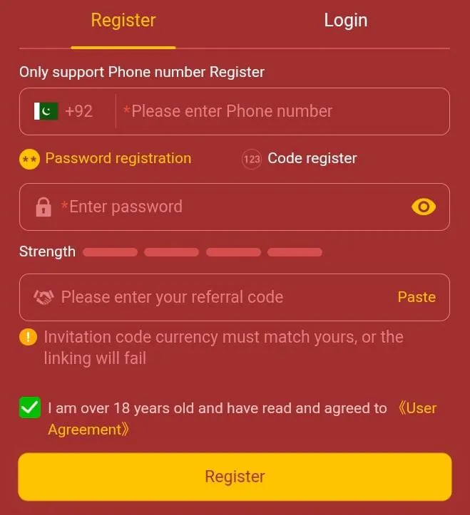laam 777 game register