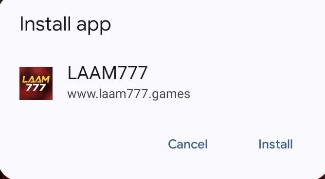 laam777 game install